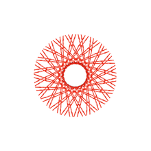 Load image into Gallery viewer, 80 Twisted Spokes - 16&quot; - Gloss Red