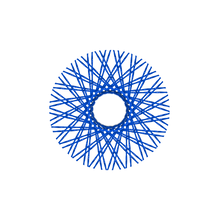 Load image into Gallery viewer, 80 Twisted Spokes - 16&quot; - Lolly Pop Blue