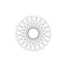 Load image into Gallery viewer, 80 Twisted Spokes - 16&quot; - Polish