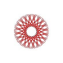 Load image into Gallery viewer, 80 Twisted Spokes - 17&quot; - Candy Apple Red