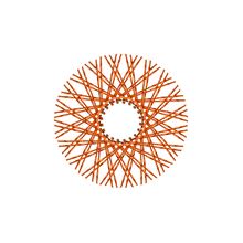 Load image into Gallery viewer, 80 Twisted Spokes - 17&quot; - Copper