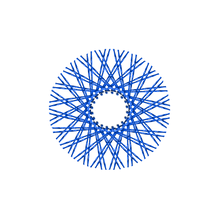 Load image into Gallery viewer, 80 Twisted Spokes - 17&quot; - Lolly Pop Blue