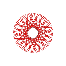 Load image into Gallery viewer, 80 Twisted Spokes - 18&quot; - Candy Apple Red