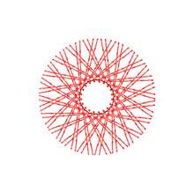 Load image into Gallery viewer, 80 Twisted Spokes - 18&quot; - Gloss Red