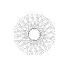 80 Twisted Spokes - 18" - Polish