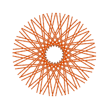 Load image into Gallery viewer, 80 Twisted Spokes - 21&quot; - Copper